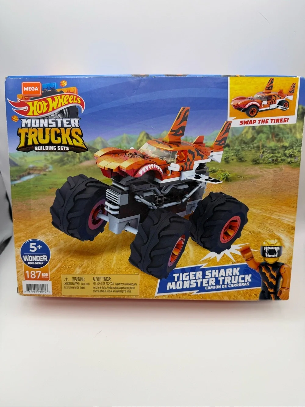 Mega Hot Wheels Monster Truck Building Toy Set